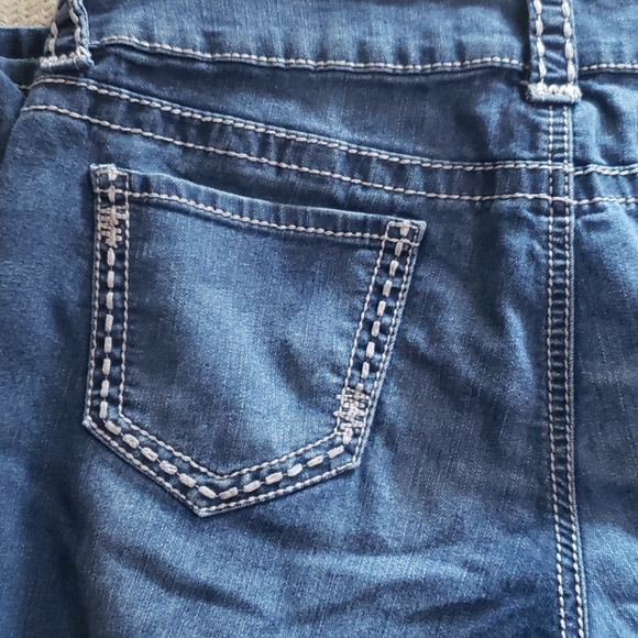 Maurices Skinny Blue Leggings Size L-L - Picture 4 of 5